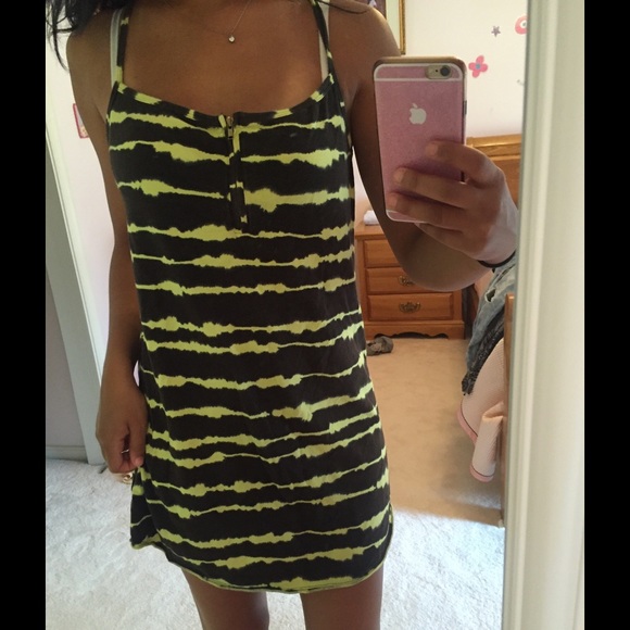 Striped dress/coverup