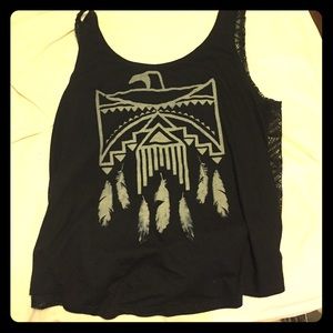 Black tank top