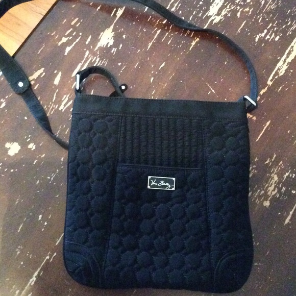 Black cross body purse