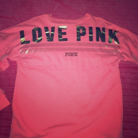 VS PINK CREW BABY PINK