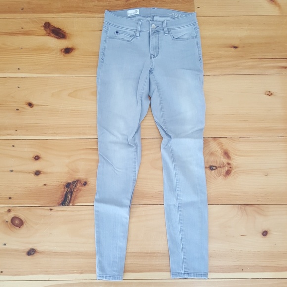 Gap Denim - Gap Light Gray Skinny Jeans