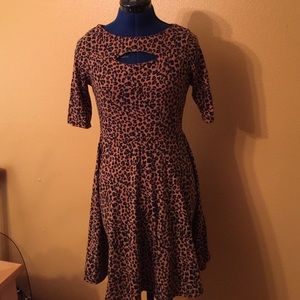 Cheetah Print Dress