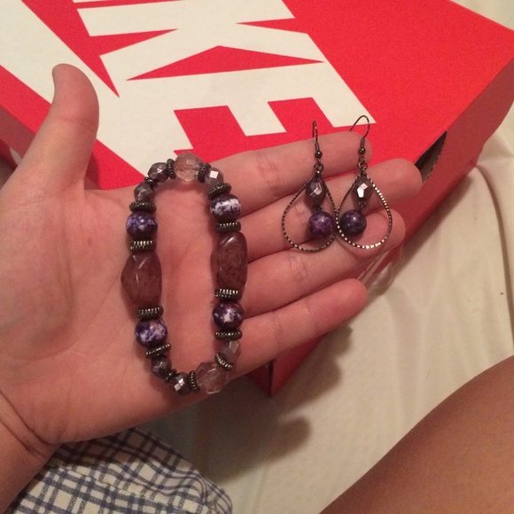 Bracelet + earring set