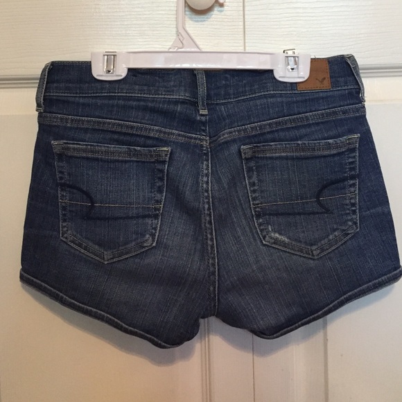 American Eagle High Waisted Denim Shorts - Picture 2 of 4