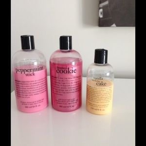 3 Philosophy shampoo, shower gel, & bubble bath