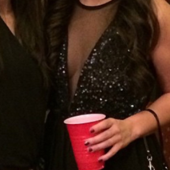 ❌-sold: Sequin/mesh dress - Picture 4 of 4