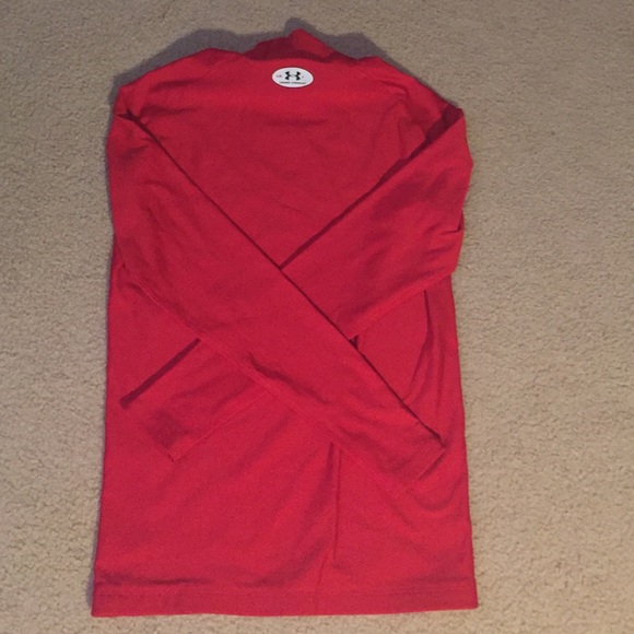 Under armor cold gear red shirt for men