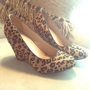 Banana Republic Leopard Wedges
