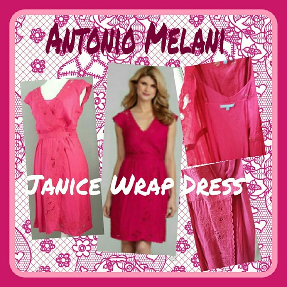 Price DROP! Antonio Melani Janice Wrap, lace Dress