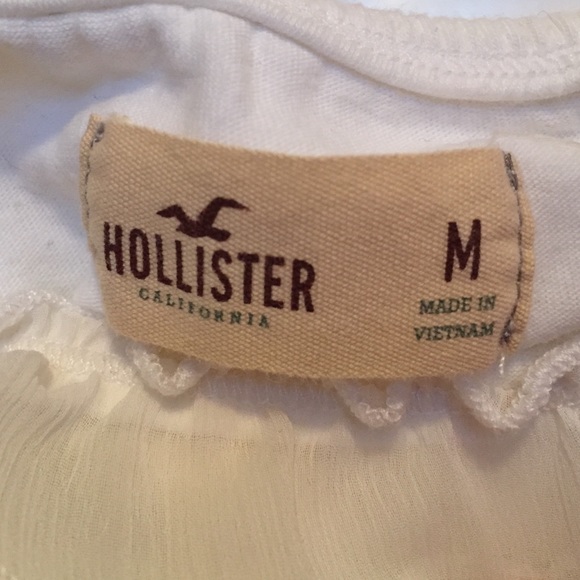 Hollister White Ruffle Tube Top - Picture 3 of 3