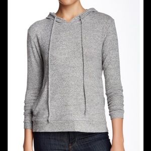 Nordstrom Harlowe & Graham brushed fleece hoodie M
