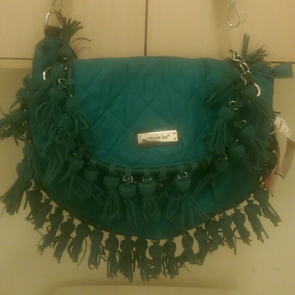 Nicole Lee Crossbody Purse with Flap Evergreen