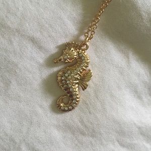 NEW Limited Gold Seahorse Necklace