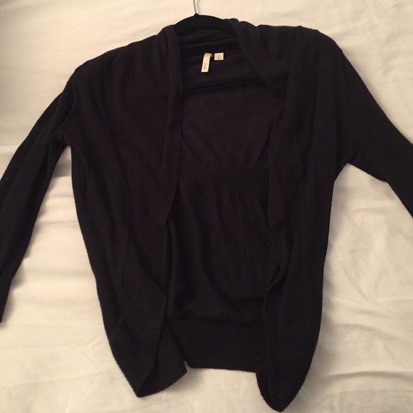 Black sweater jacket