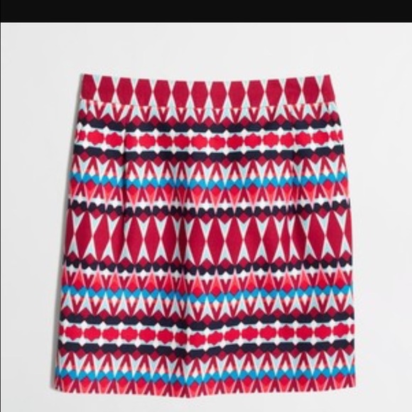 J Crew Basketweave Mini Skirt
