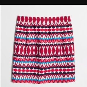 J Crew Basketweave Mini Skirt