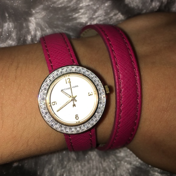 Michael Kors mini wrap around watch