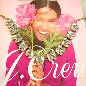 🌴SALE🌴J.CREW CRYSTAL ANGEL WINGS NECKLACE .