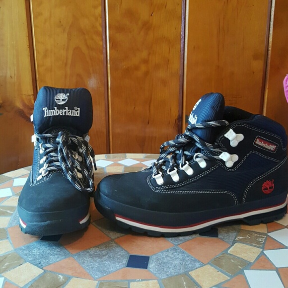 Navy Blue Timberland Boots