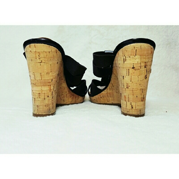 Gretta Elastic Strap Wedge Sandals - Picture 3 of 3