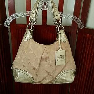 Champaign coach purse