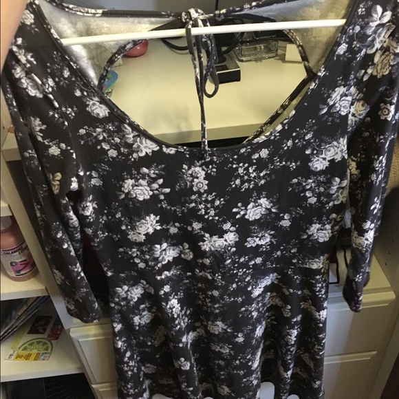 American eagle flowered dress women's large