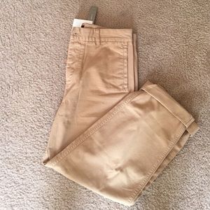 NWT JCrew Distressed Boyfriend Chino Pants