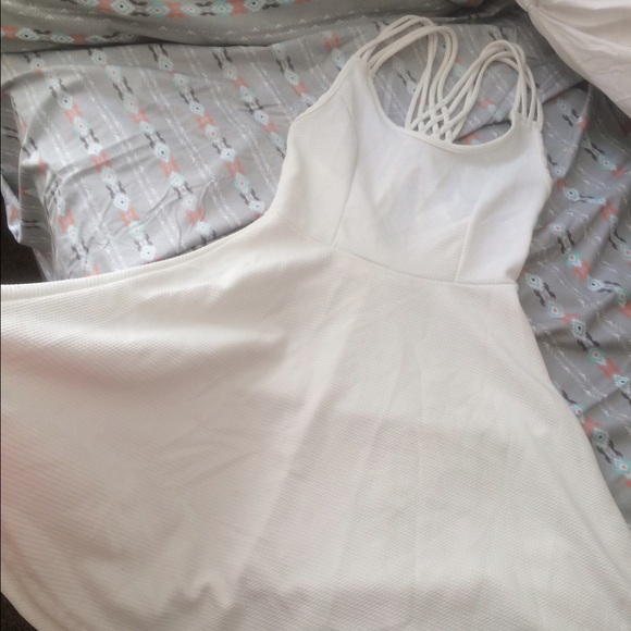 White Strappy Summer Dress!