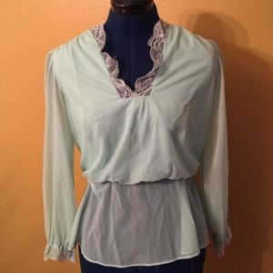 Turquoise Blouse