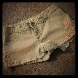 Mossimo mint green shorts!