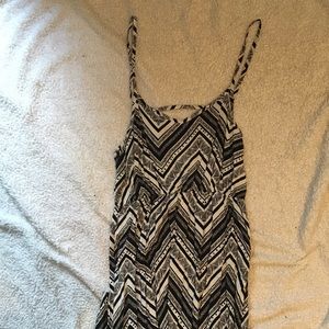 🔵Black & White Geometric Maxi Dress🔵