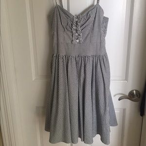 Adorable striped dress!