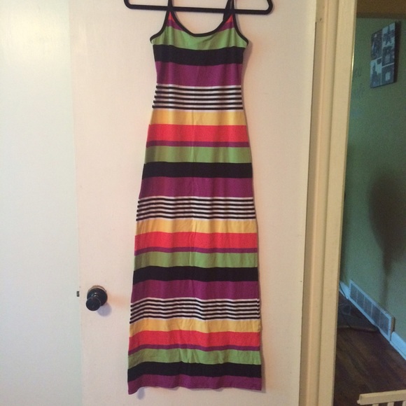Multi color maxi dress