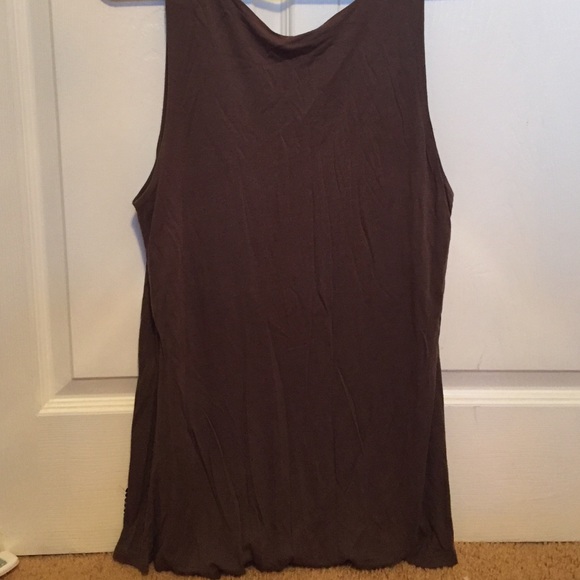 ecru Sequin Front Tank Top - Picture 3 of 4