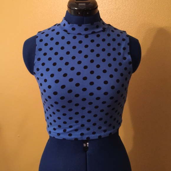 Polka Dot Crop Top