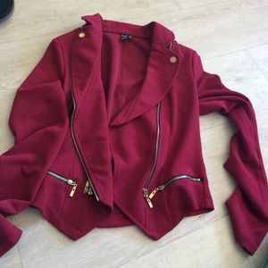 Red jacket