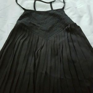 Dainty sheer black tank