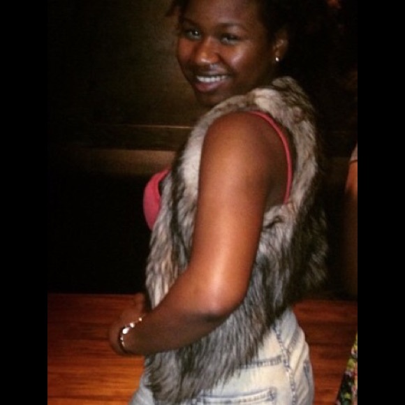 Faux Fur Vest from H&M