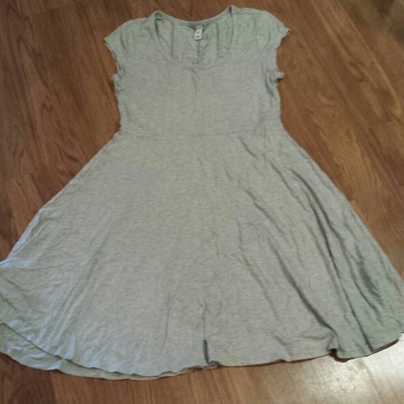 Old Navy Heather Gray Jersey Knit Dress