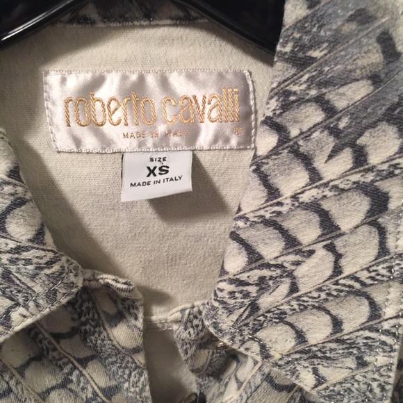 Authentic Roberto Cavalli Denim Jacket! - Picture 2 of 4