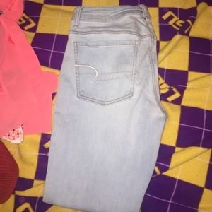 super stretchy skinny jeans.