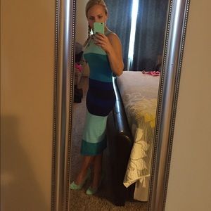 Multi colored striped Express dress!