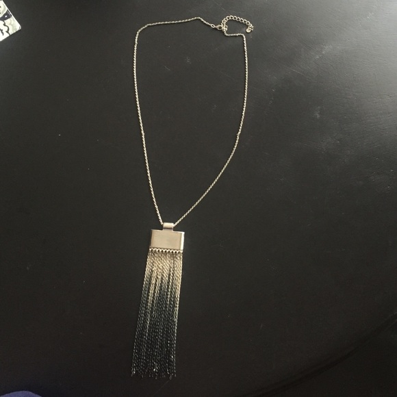 Long tassel necklace