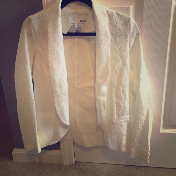 Bar III White blazer