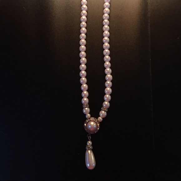 16" costume jewelry pearl necklace