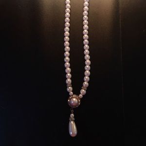 16" costume jewelry pearl necklace