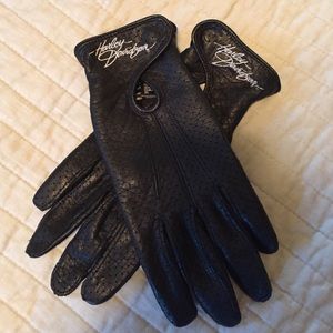 Genuine leather Harley Davidson gloves