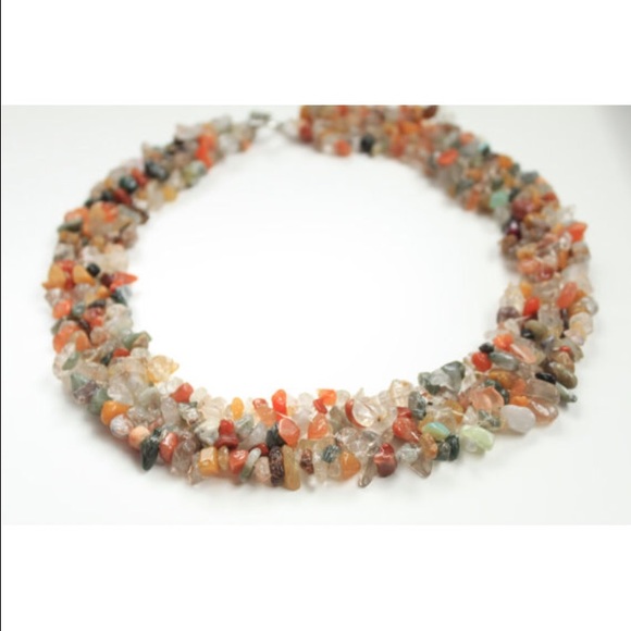 Beaded necklace.