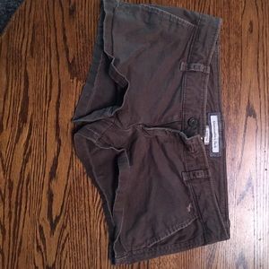 A&F brown shorts size 4
