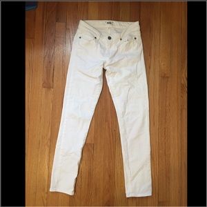 White Paige "skyline ankle peg" jeans
